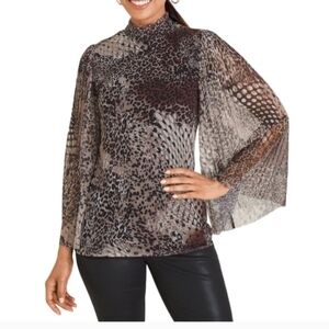 Chico's Animal Print Women's Top
